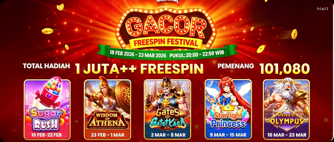 Login big11 Sekarang Bonus Melimpah
